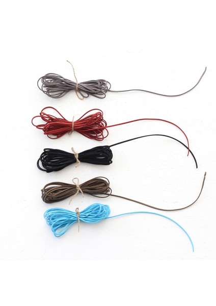 Bordo Süet Ip, 3 mm 10 Metre