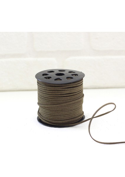 Haki Süet Ip, 3 mm 10 Metre
