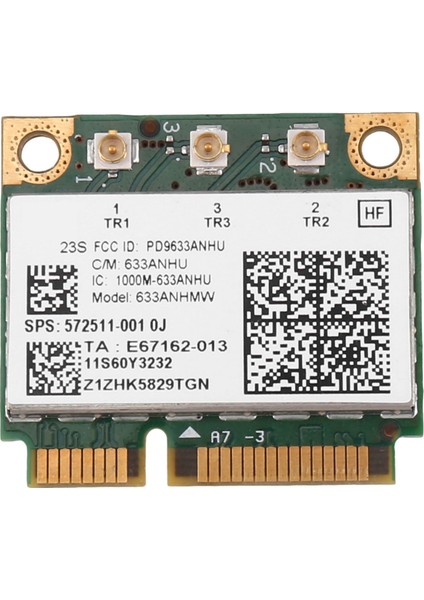 6300AGN 633ANHMW Kablosuz Wifi Kartı Mini Pcıe Kartı 802.11A/G/N 2.4g + 5.0 Ghz Lenovo Thinkpad T410 T420 T430 X220 Y460 (Yurt Dışından)