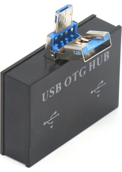 USB Hub Adaptörü Dönüştürücü Erkek Ikiz Şarj Cihazı Çift 2 Port Pc Bilgisayar Aksesuarları Için USB 2.0 Splitter Hub 2 Port, A (Yurt Dışından)