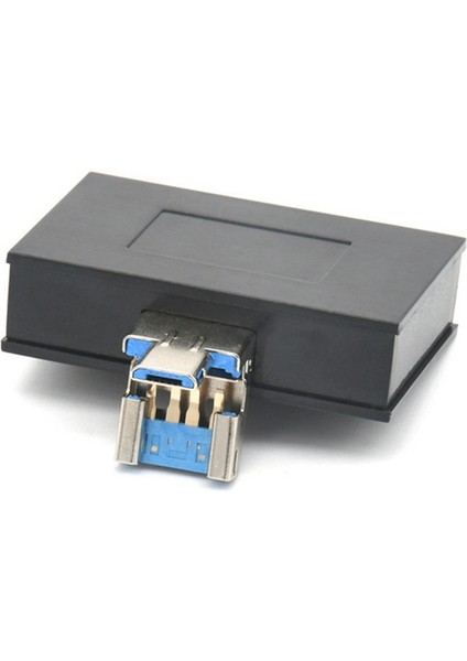 USB Hub Adaptörü Dönüştürücü Erkek Ikiz Şarj Cihazı Çift 2 Port Pc Bilgisayar Aksesuarları Için USB 2.0 Splitter Hub 2 Port, A (Yurt Dışından)
