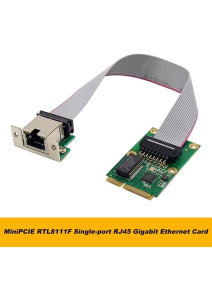 RTL8111F Mini Pcıe Gigabit Ağ Kartı Tek Bağlantı Noktalı Ethernet Lan Kartı Realtek 8111F Endüstriyel Kontrol Ağ Kartı (Yurt Dışından)