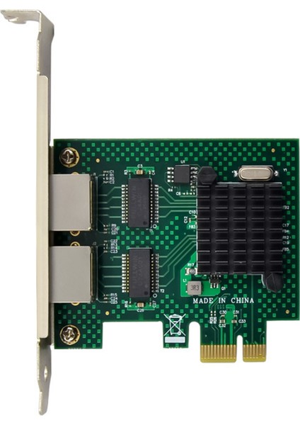 BCM5718 Gigabit Sunucu Ağ Kartı Pcı Express X1 Çift Bağlantı Noktalı Ağ Adaptör Kartı Wol Pxe Vlan ile Uyumlu (Yurt Dışından) fırsatları