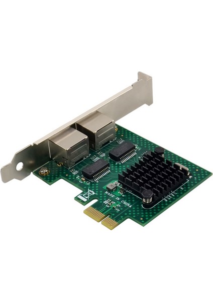 BCM5718 Gigabit Sunucu Ağ Kartı Pcı Express X1 Çift Bağlantı Noktalı Ağ Adaptör Kartı Wol Pxe Vlan ile Uyumlu (Yurt Dışından) indirimleri
