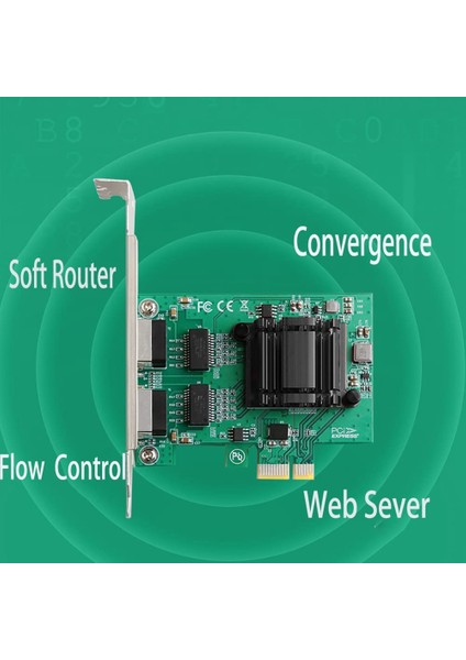 Windows Için 82571EB Lan Nıc Kartı ile 2 Bağlantı Noktalı Gigabit Pcıe Ağ Kartı 1000M Çift Bağlantı Noktalı Pcı Express Ethernet Adaptörü (Yurt Dışından) indirimleri