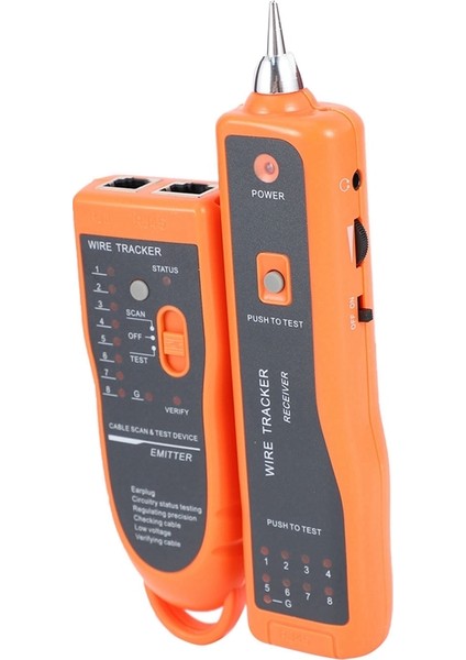 Utp Stp Cat5 Cat6 RJ45 Lan Ağ Kablosu Test Cihazı Hat Bulucu RJ11 Telefon Kablosu Tracker Tracer Teşhis Ton Kiti XQ-350 (Yurt Dışından) indirimleri