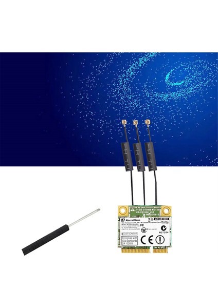 Broadcom Chip Nıc BCM94360HMB Dizüstü Gigabit AC1300M Bluetooth 4.0 Kablosuz Nıc Pcı-E Arayüzü Nıc,e (Yurt Dışından)