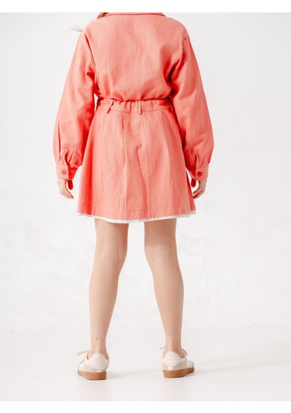 Kız Çocuk Garnili Kot Etek 2603 modelleri