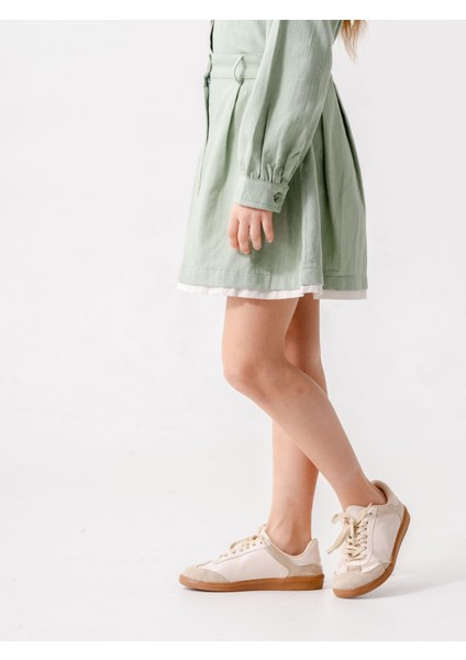 Kız Çocuk Garnili Kot Etek 2603 modelleri