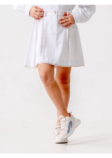 Kız Çocuk Garnili Kot Etek 2603 fiyatları