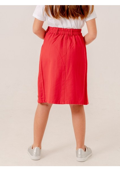 Kız Çocuk Gabardin Pileli Keten Etek 2958 fiyatları