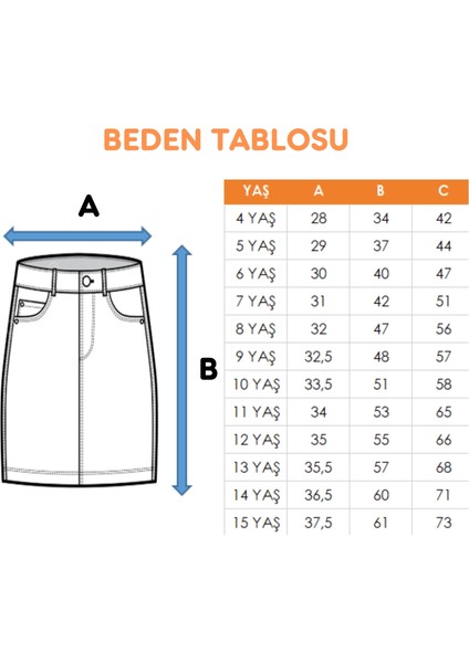 Kız Çocuk Gabardin Pileli Keten Etek 2958 fırsatları