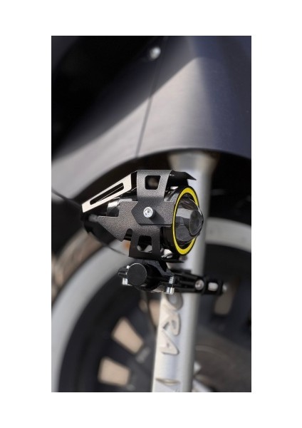 Motosiklet Sis Farı Braketi Motor Sis Farı Ayağı Sis Farı Montaj Aparatı (1 Adet)