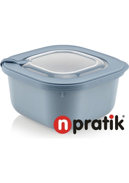 Elegant Storage Box Saklama Kabı Seti 3 Parça Vakumlu Kapak Mikrodalga ve Buzdolabına Uygun Renkli Kullanışlı