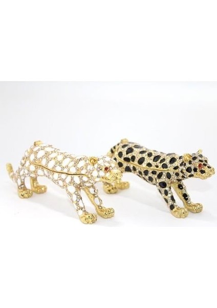 Swarovski Taşlı Tekli Leopar Model 1