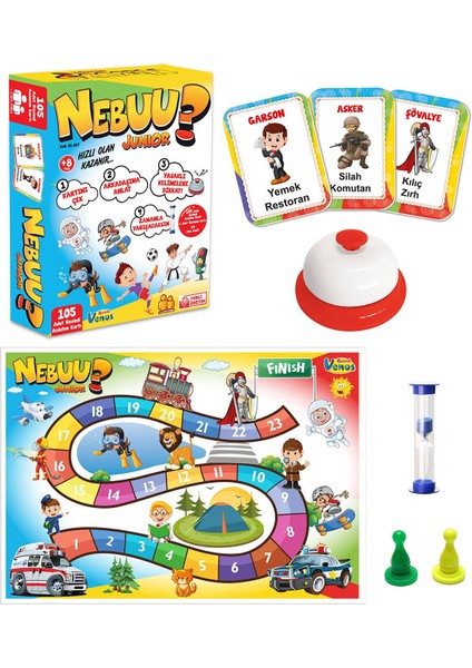 2'li Oyun Seti Nebuu Junior & Ingilizce Kelime Avı