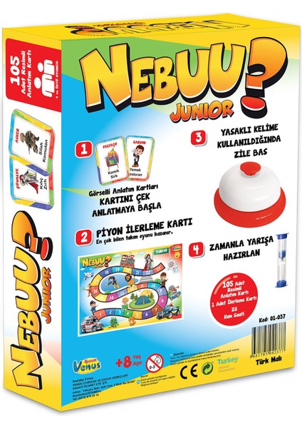 2'li Oyun Seti Nebuu Junior & Ingilizce Kelime Avı