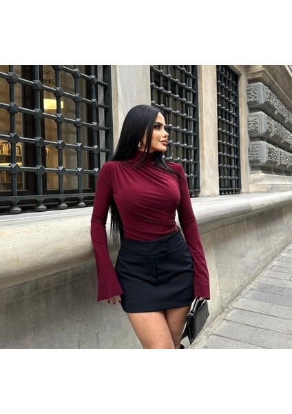 Kadın Ispanyol Kol Büzgülü Bluz fiyatları