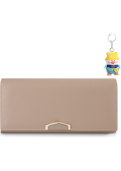 Cüzdan Kadın Moda Basit Uzun Çoklu Kart Yuvası El Çanta Kart Tutucu (Yurt Dışından)