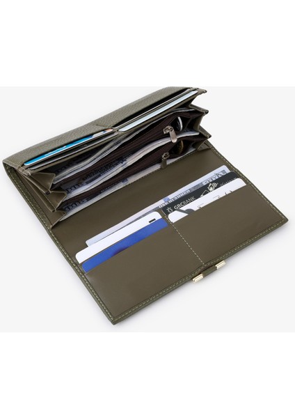 Flip Kadın Yumuşak Çanta Uzun Cüzdan Kart Tutucu Çoklu Kart Yuvası (Yurt Dışından) fırsatları