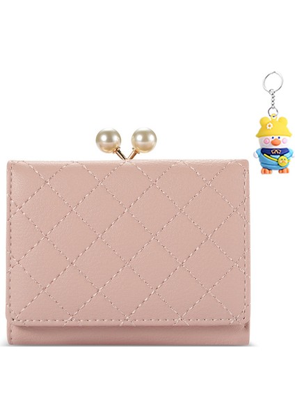 Cüzdan Kadın Kısa Değişim Moda Çoklu Kart Yuvası Kart Tutucu (Yurt Dışından)