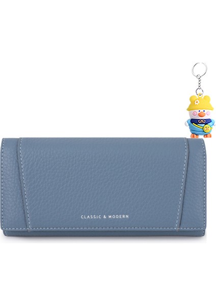 Depolama Kadın Uzun Cüzdan Moda Taşınabilir Uzun Cüzdan Çoklu Kart Yuvası Kart Tutucu (Yurt Dışından)