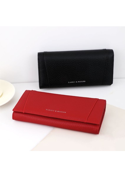 Depolama Kadın Uzun Cüzdan Moda Taşınabilir Uzun Cüzdan Çoklu Kart Yuvası Kart Tutucu (Yurt Dışından) fiyatları