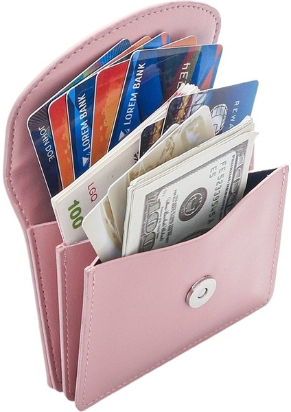 Bayan Cüzdan Basit Kart Tutucu Taşınabilir Çanta Büyük Kapasiteli Para (Yurt Dışından) indirimleri