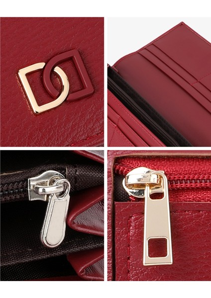 Basit Manyetik Büyük Kapasiteli Kadın Uzun Cüzdan Çok Yönlü Cüzdan Kadın Kart Tutucu (Yurt Dışından) indirimleri