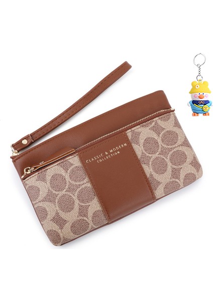 Moda Eski Desen Bayanlar Düşüş Çanta Çok Yönlü Kız Cüzdan Kart Tutucu (Yurt Dışından)