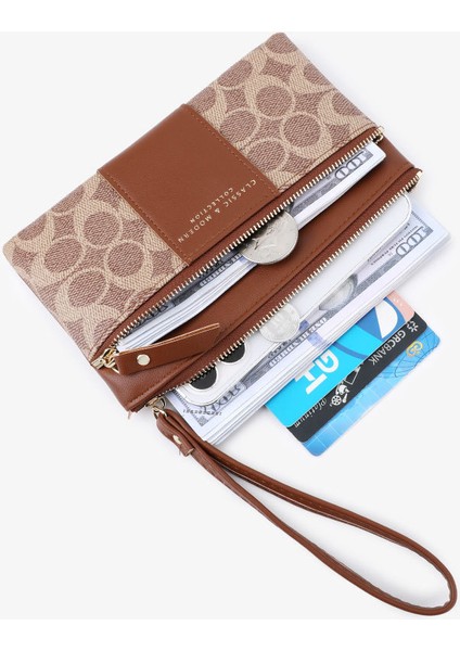 Moda Eski Desen Bayanlar Düşüş Çanta Çok Yönlü Kız Cüzdan Kart Tutucu (Yurt Dışından) fırsatları