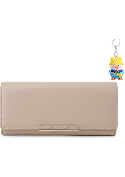 Moda Uzun Kadın Cüzdan Çok Yönlü Clutch Çoklu Kart Yuvası Kart Tutucu (Yurt Dışından)