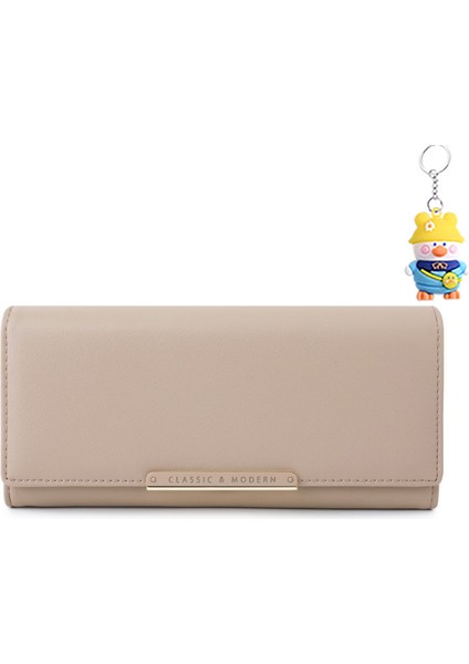 Moda Uzun Kadın Cüzdan Çok Yönlü Clutch Çoklu Kart Yuvası Kart Tutucu (Yurt Dışından)