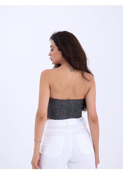 7205 Crop-Siyah