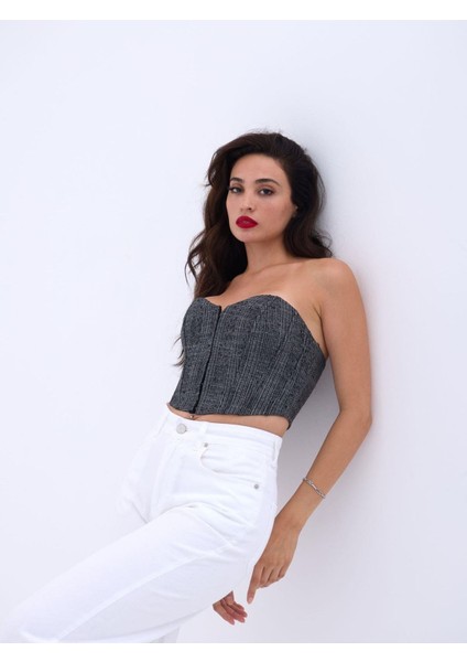 7205 Crop-Siyah