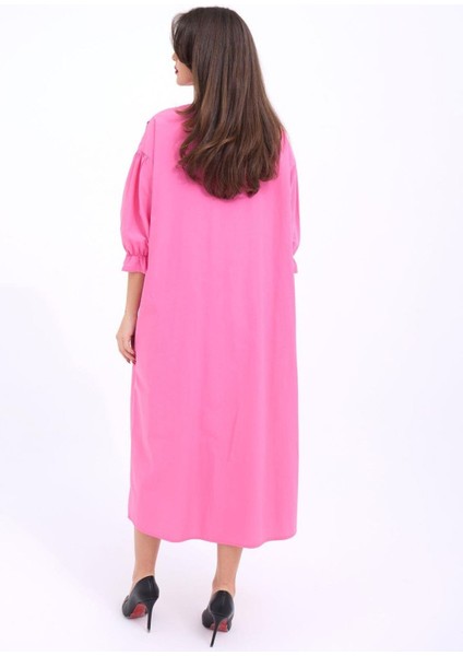 5865 Elbise-Pembe