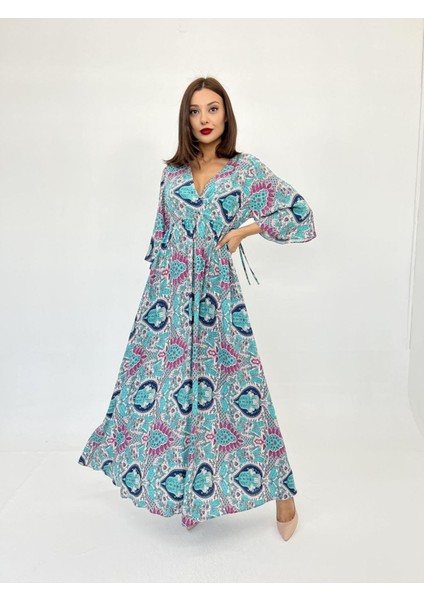 7035 Elbise-Mint