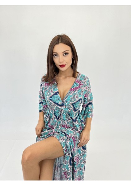 7035 Elbise-Mint