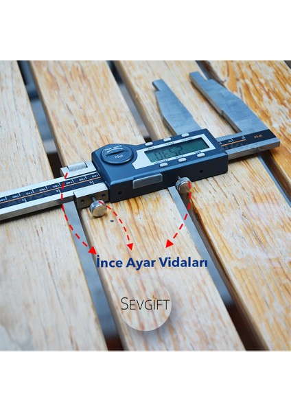 5110-500 Dijital IP54 Tek Çene Kumpas 0-500 mm fiyatları