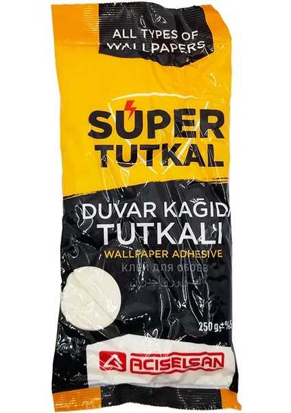 Acıselsan Duvar Kağıdı Tutkalı 500 gr Toz