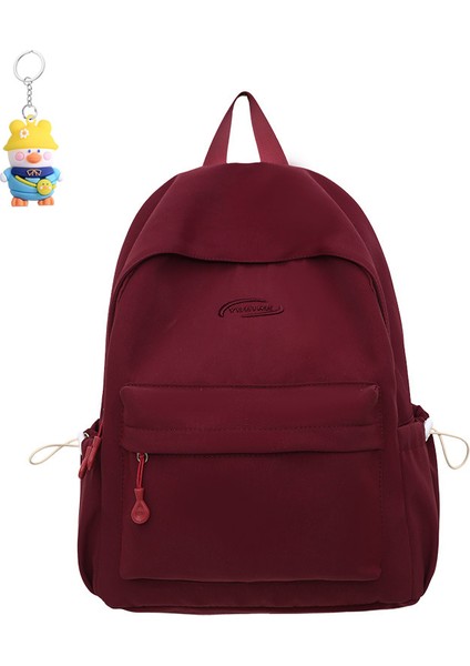 Okul Çantası Büyük Kapasiteli Basit Sırt Çantası Moda Çok Yönlü Açık Seyahat (Yurt Dışından)