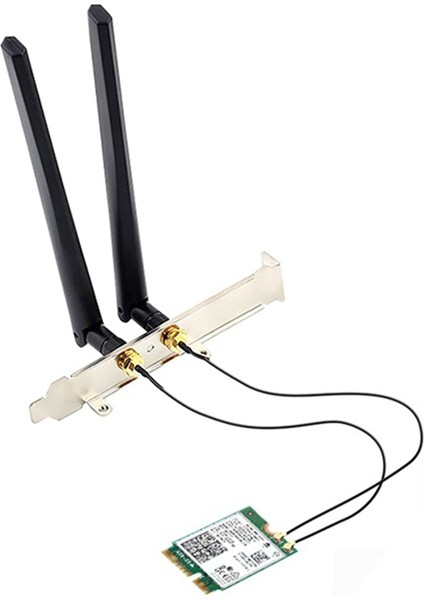 1730MBPS Çift Bant Kablosuz Ac 9560 Masaüstü Kiti Bluetooth 5.0 802.11AC M.2 Cnvı 9560NGW Wifi Kartı (Yurt Dışından)