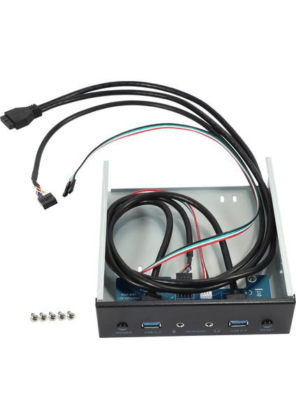 USB 3.0 2 Bağlantı Noktalı Optik Sürücü Ön Panel Genişletme Adaptörü USB 3.0 Hub +Hd Ses+Güç Anahtarı Düğmesi (Yurt Dışından)
