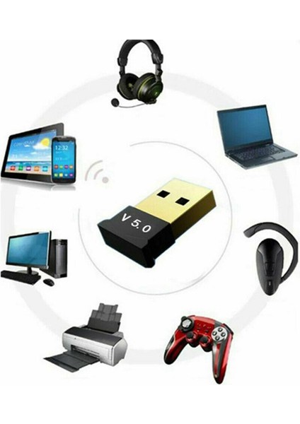 USB Bluetooth 5.0 Adaptörü Kablosuz Dongle Stereo Alıcı Ses Gönderici Pc Bilgisayar Dizüstü Bilgisayar Kulaklık Tv Vericisi. (Yurt Dışından) fiyatları