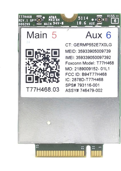 4g Modülü LT4211 T77H468 GOBI5000 Lte/ev-Do/hspa+Wwan Kartı SPS:793116-001 Hp LT4211 Elitebook 740 750 820 840 850 G2/810 G3 (Yurt Dışından)
