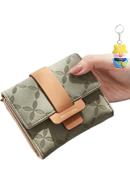 Kısa Cüzdan Moda Bayan Öğrenci Para Cüzdanı Kart Tutucu (Yurt Dışından)