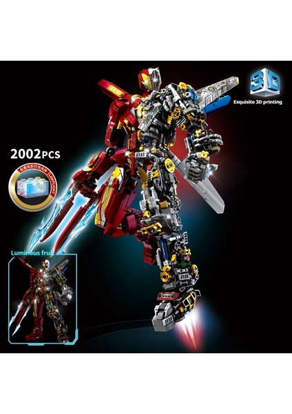 Avengers Iron Man Birleştirilmiş Model Yapı Taşı Oyuncakları (Yurt Dışından)