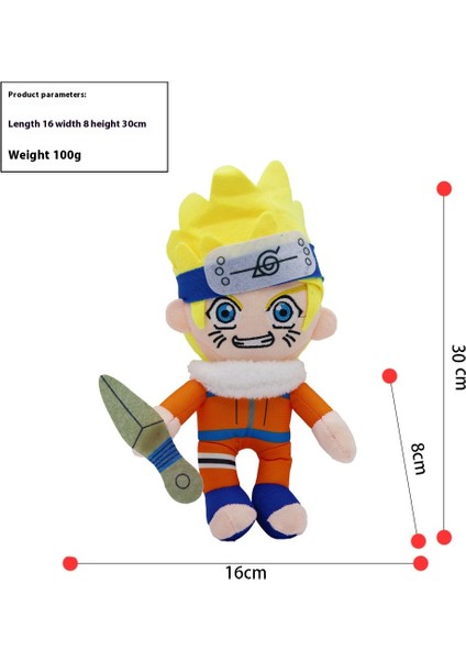 Japon Manga Naruto Peluş Oyuncak Bebekler (Yurt Dışından)