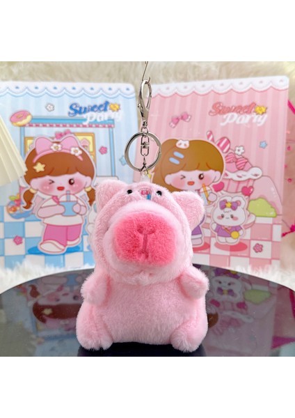 Gine Domuzu Bebek Biblo Peluş Bebek Anahtarlık (Yurt Dışından)