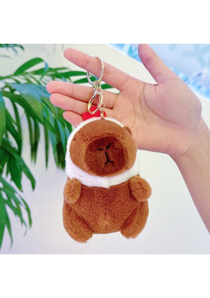 Gine Domuzu Bebek Biblo Peluş Bebek Anahtarlık (Yurt Dışından)